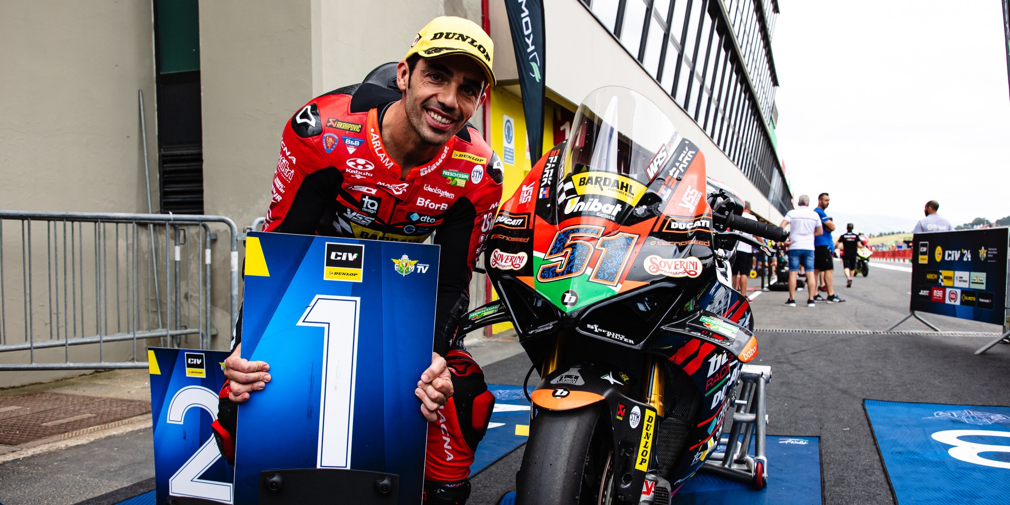 CIV Mugello, SBK: Michele Pirro firma la prima pole position del 2024