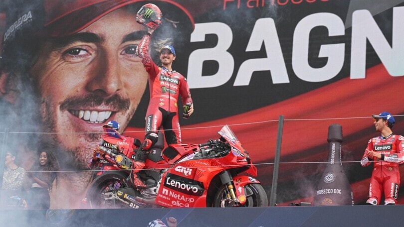 MotoGP, Bagnaia: "La nazionale è stata una sofferenza, io e Ducati invece abbiamo giocato bene"