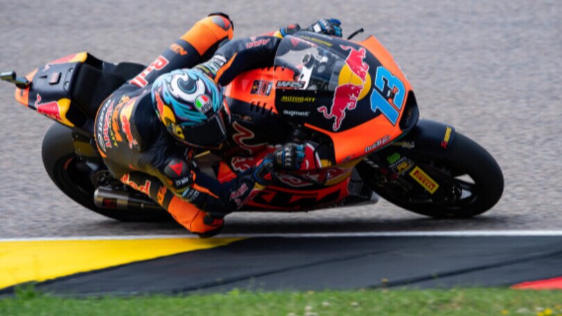 Moto2, Risultati Qualifiche del GP Germania 2024: Celestino Vietti torna in pole