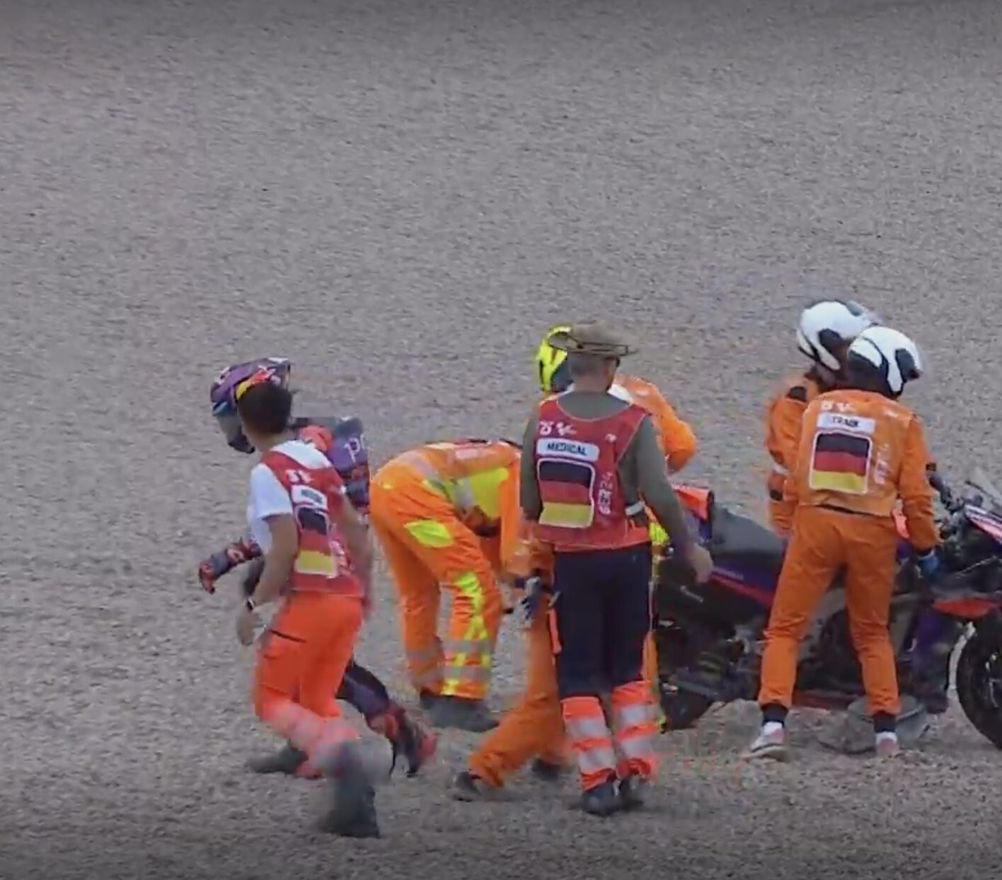 MotoGP Germania: Jorge Martin cade sotto la pressione di Pecco Bagnaia