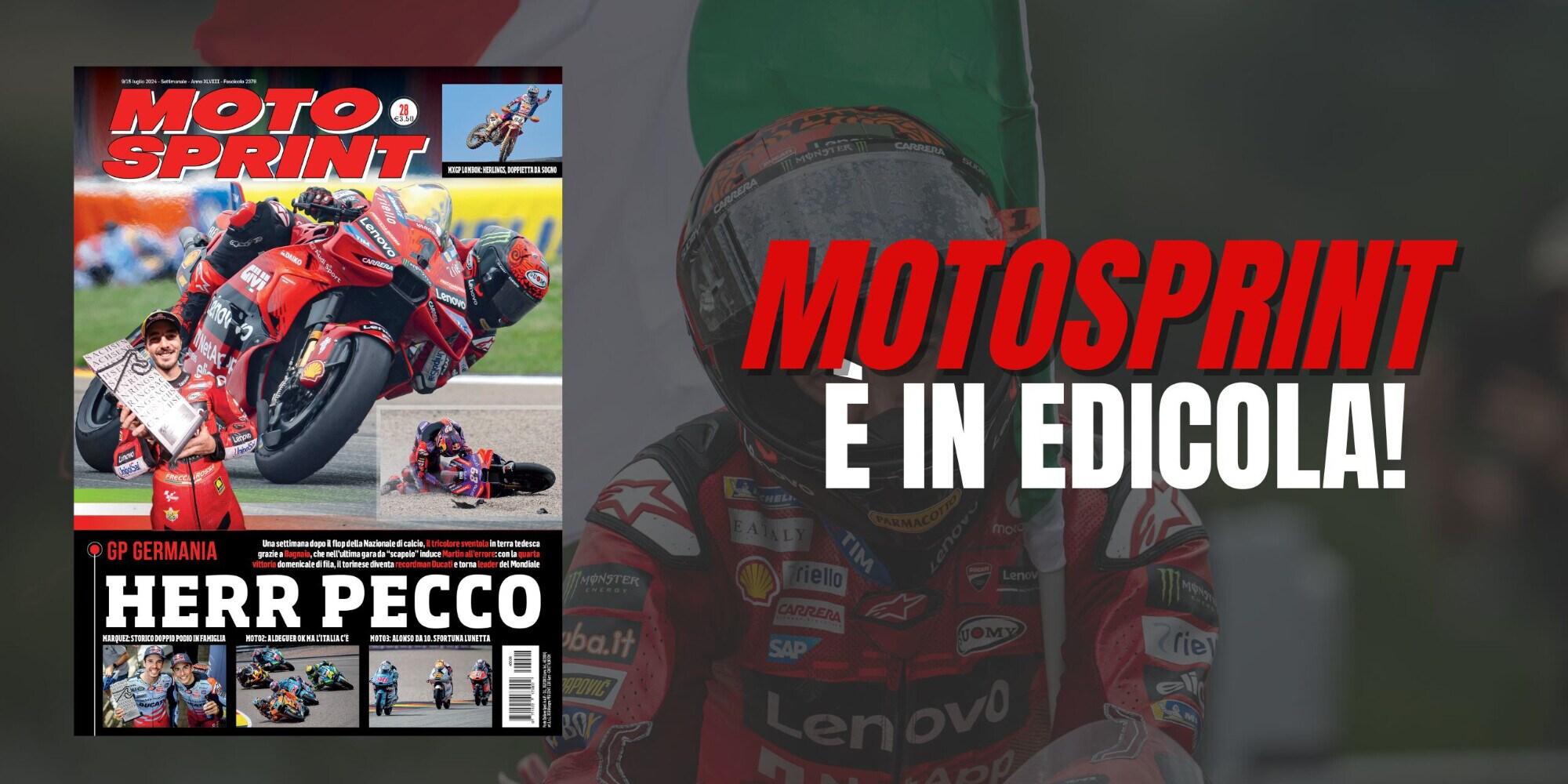 Herr Pecco! Motosprint n28 è in edicola