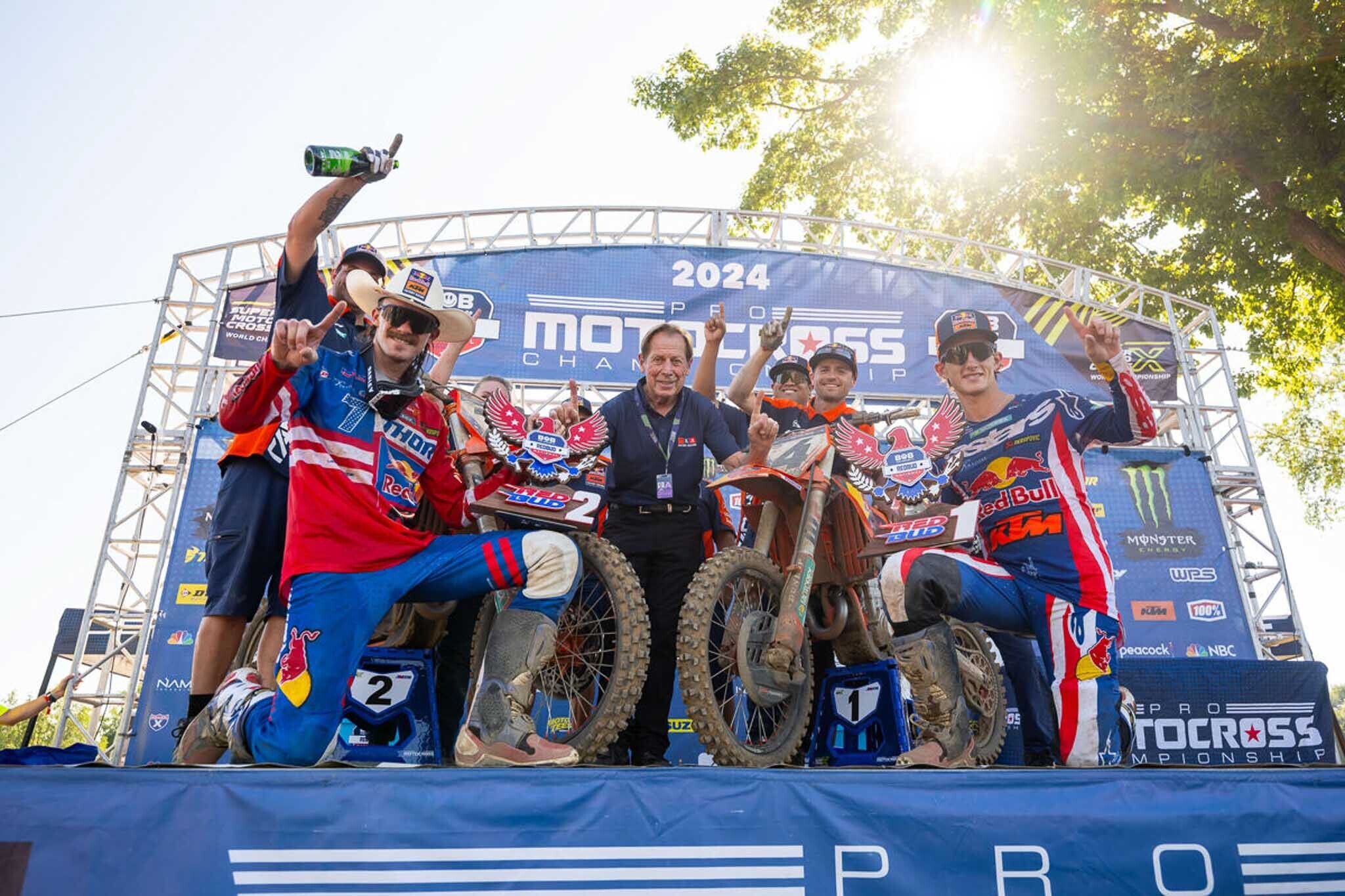 450MX: Sexton vittoria e sorpasso a RedBud