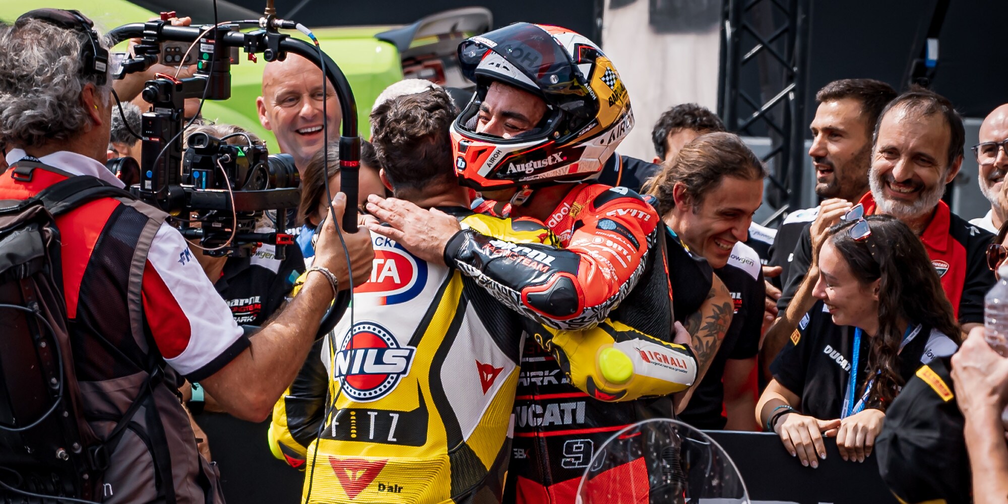 Una sella per due: Petrucci e Iannone sul podio con sogni da ufficiale