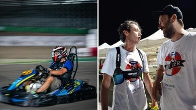 Cesare Cremonini, sfida in pista con Valentino Rossi e l'Academy