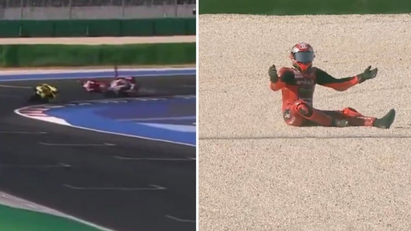 WDW, Marquez prova il sorpasso all'ultima curva e Bulega cade: le foto