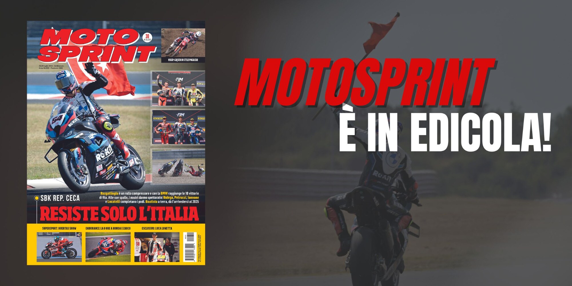 Motosprint n°30 è in edicola: Razgatlioglu schiacciasassi!