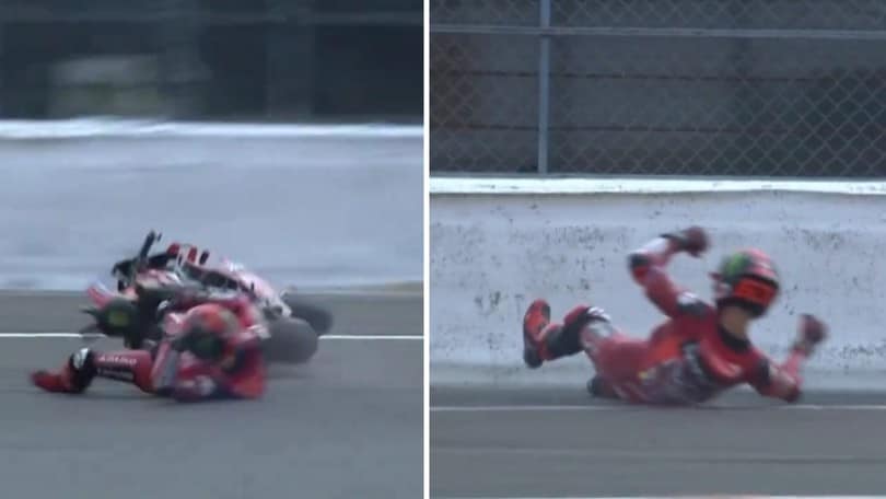 MotoGP Silverstone: Bagnaia, clamorosa caduta nella Sprint