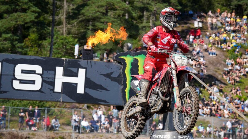 EMX250: rabbia Lata, vince Van Erp