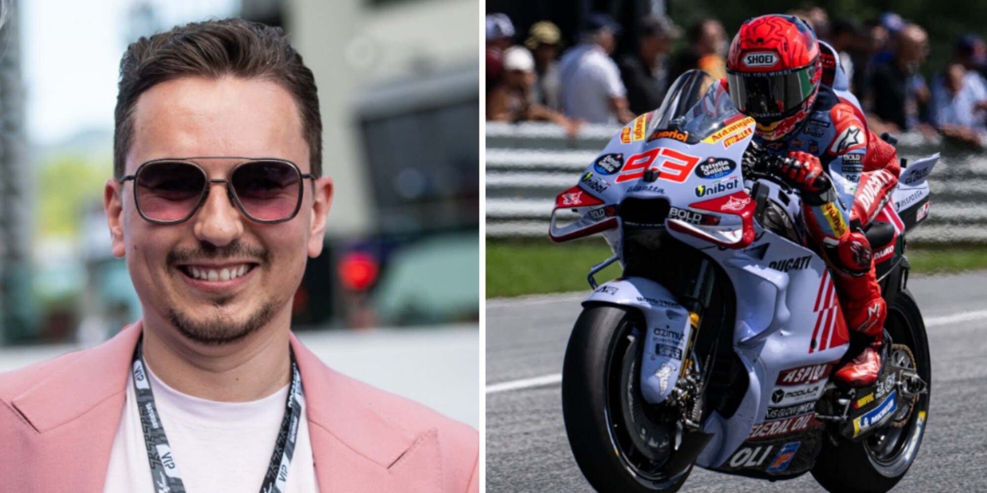 MotoGP, Lorenzo: "Marquez, che spettacolo! Con lui non ti annoi mai"