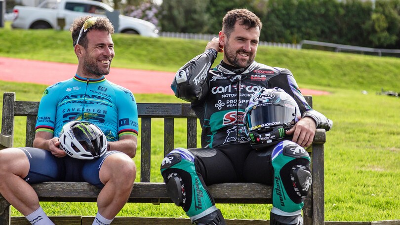 Isle of Man connection: Michal Dunlop incontra Mark Cavendish