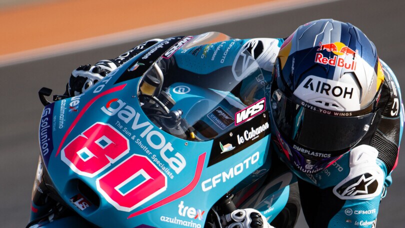 Moto3, risultati e tempi delle P2 al GP Aragon: Alonso 1° anche sul bagnato