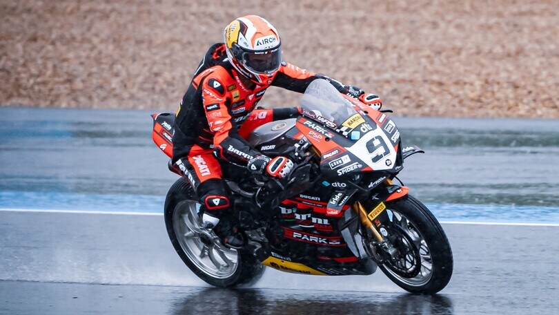 SBK Magny-Cours, Petrucci: “Podio inaspettato, non ho mai forzato il ritmo”