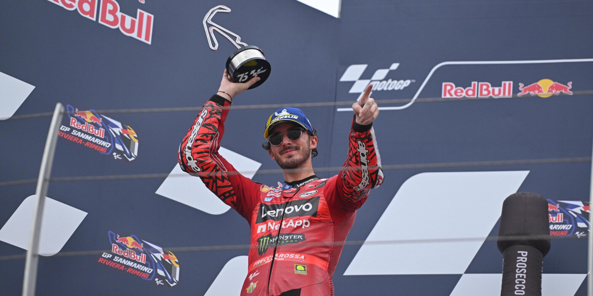 GP Misano, Bagnaia: "Senza la pioggia io e Martin avremmo fatto primo e secondo"