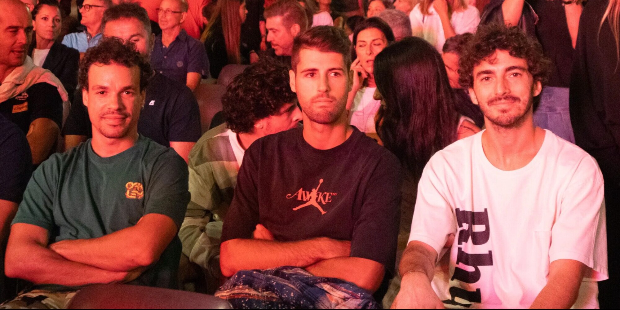 Bagnaia e Morbidelli: spettatori alla presentazione della Carpegna Prosciutto Basket Pesaro 2024/25