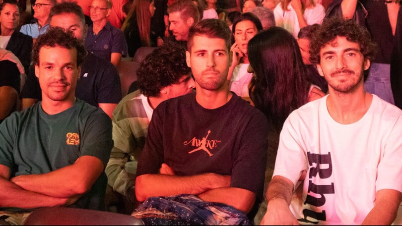 Bagnaia e Morbidelli: spettatori alla presentazione della Carpegna Prosciutto Basket Pesaro 2024/25