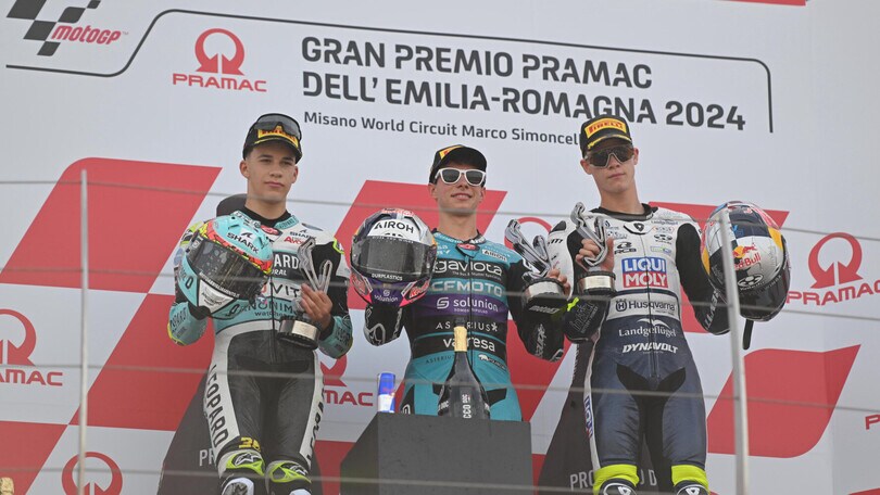 Moto3, GP di Emilia Romagna i risultati: trionfa Alonso, sesto Lunetta