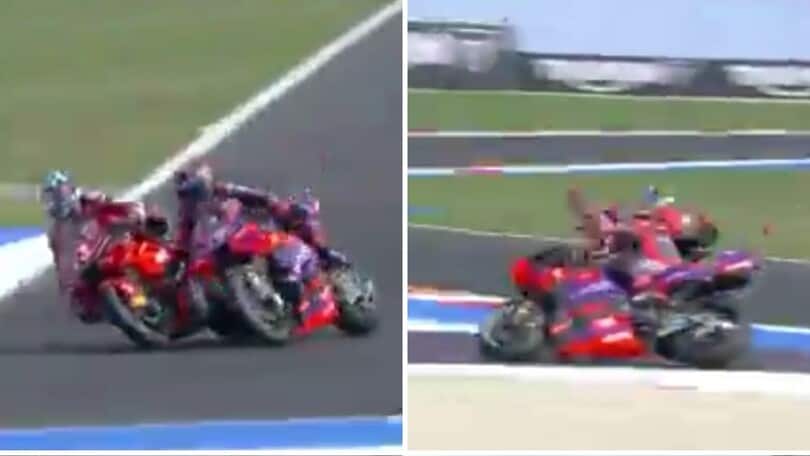 MotoGP Emilia-Romagna: Bastianini, il sorpasso al limite su Martin