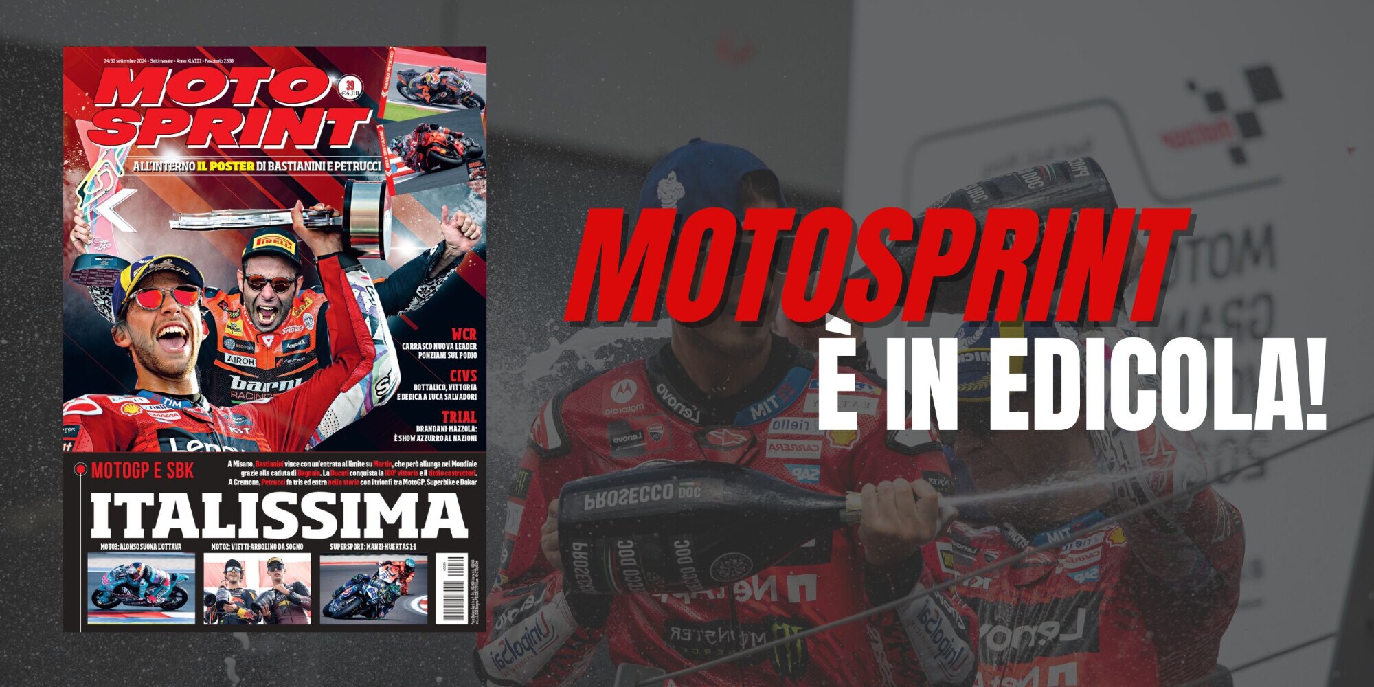 Motosprint n°39 è in edicola: ITALISSIMA