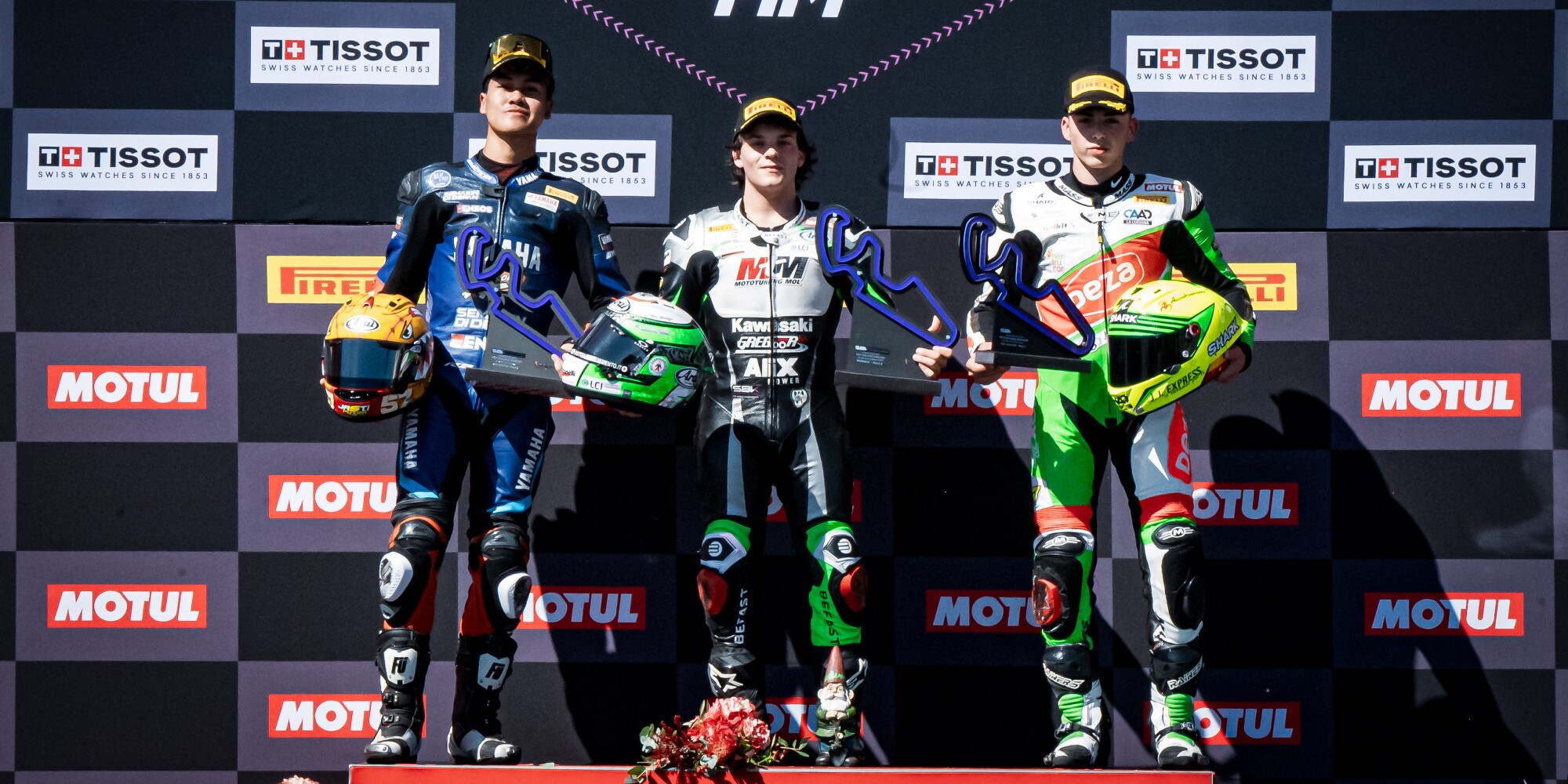 SSP300 Aragon, Mirko Gennai vince Gara 2 in volata su Mahendra ed Osuna