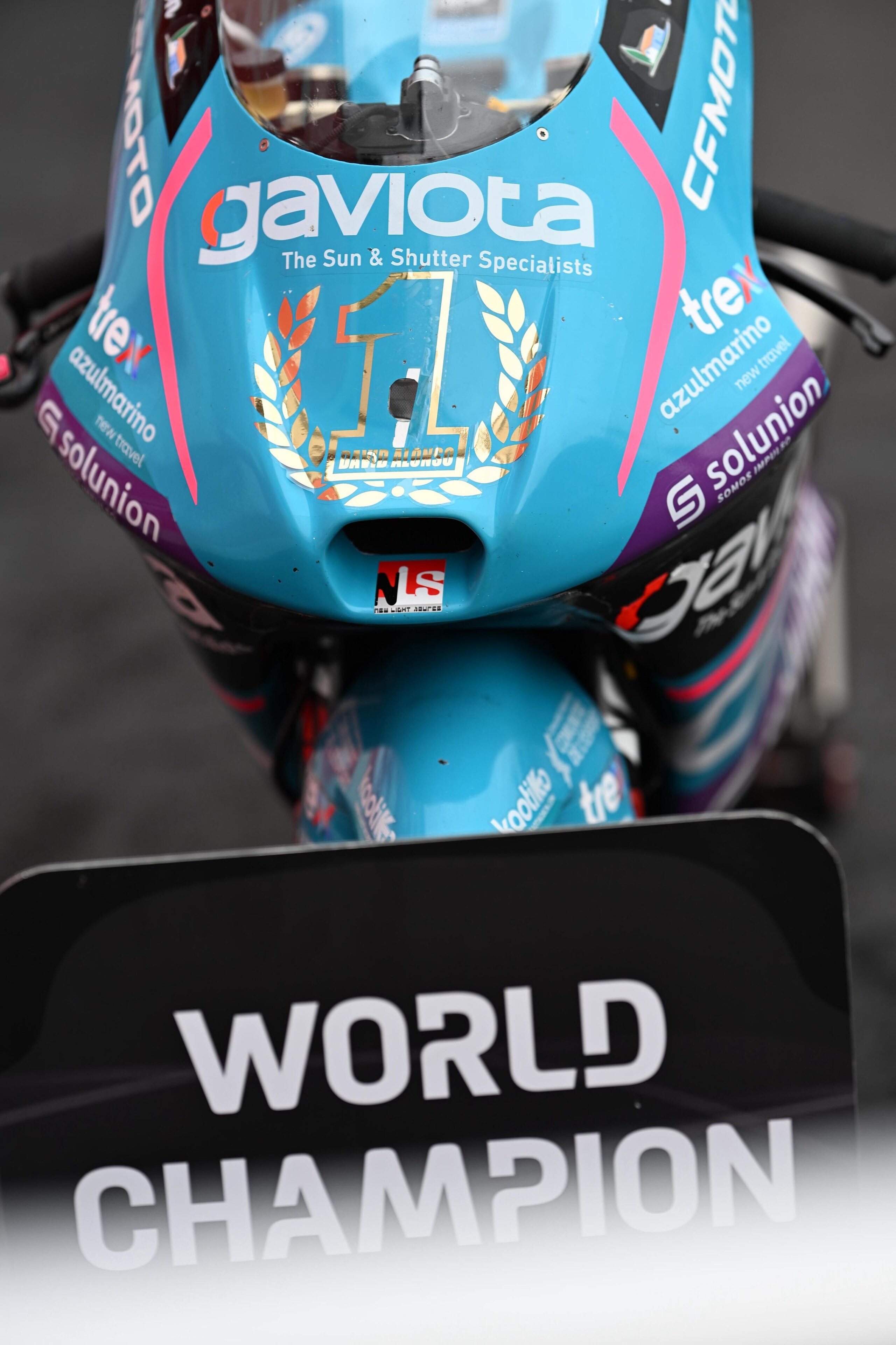 Moto3, David Alonso campione del mondo: le foto dei festeggiamenti