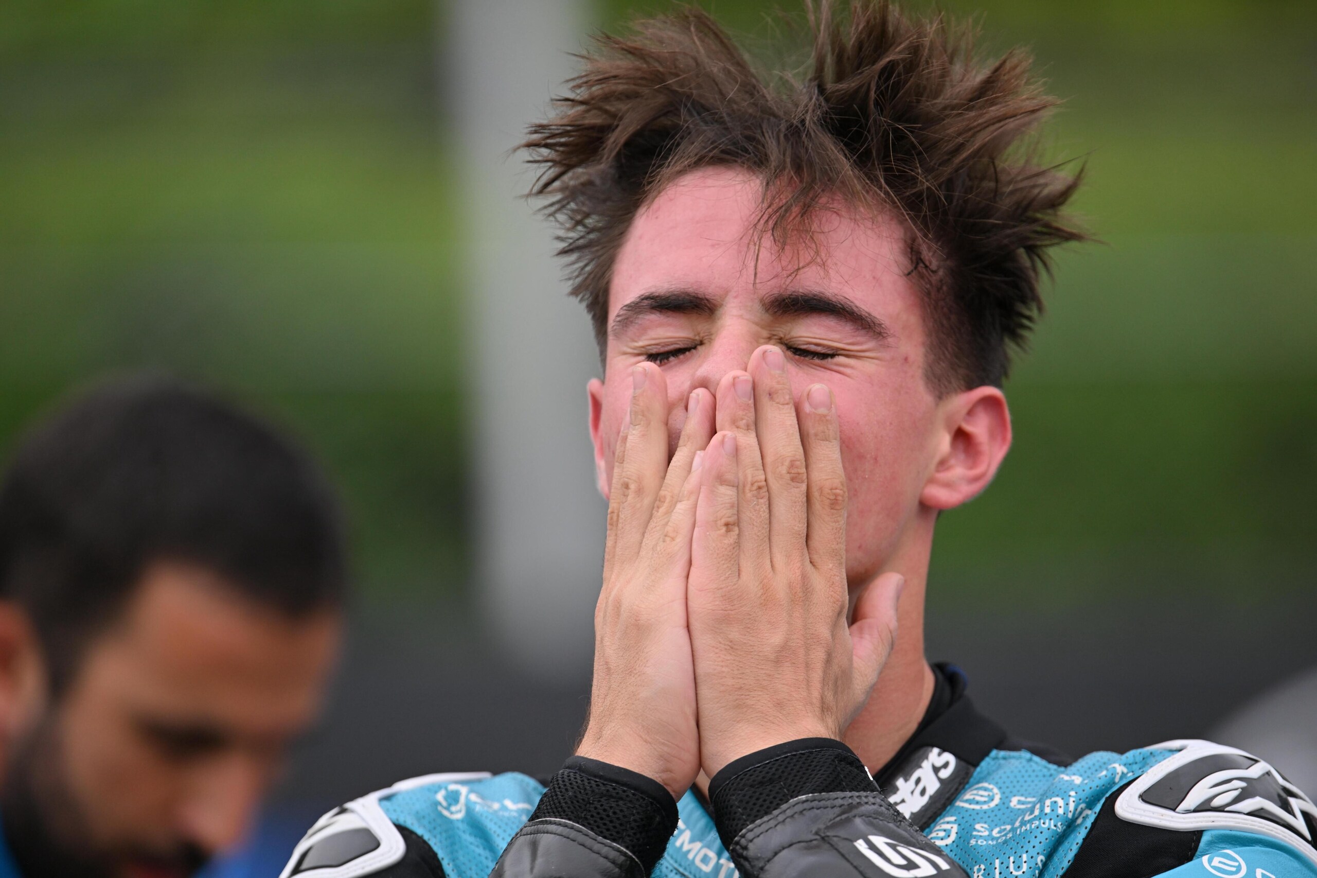 Moto3, David Alonso campione del mondo: le foto dei festeggiamenti