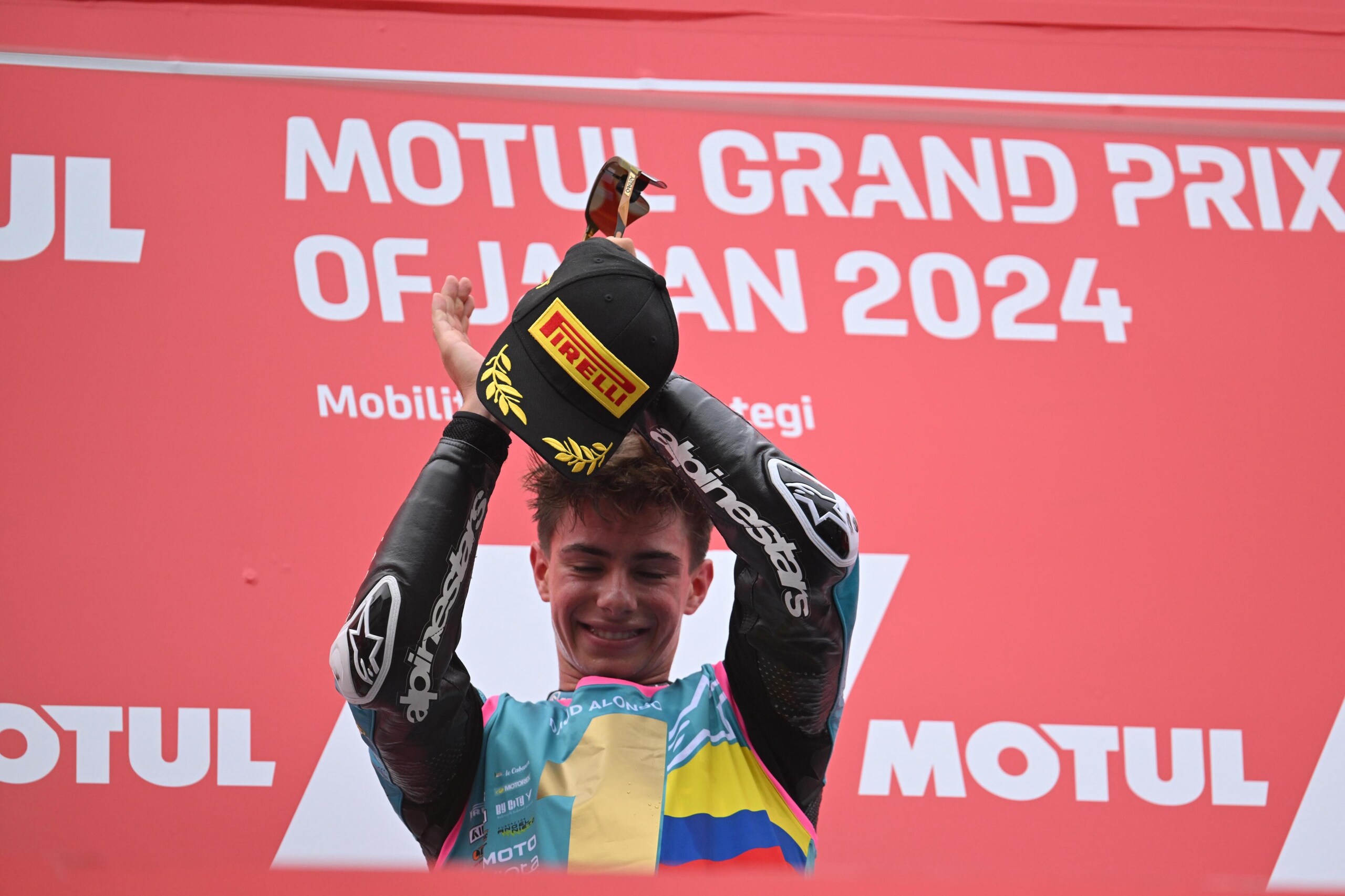 Moto3, David Alonso campione del mondo: le foto dei festeggiamenti