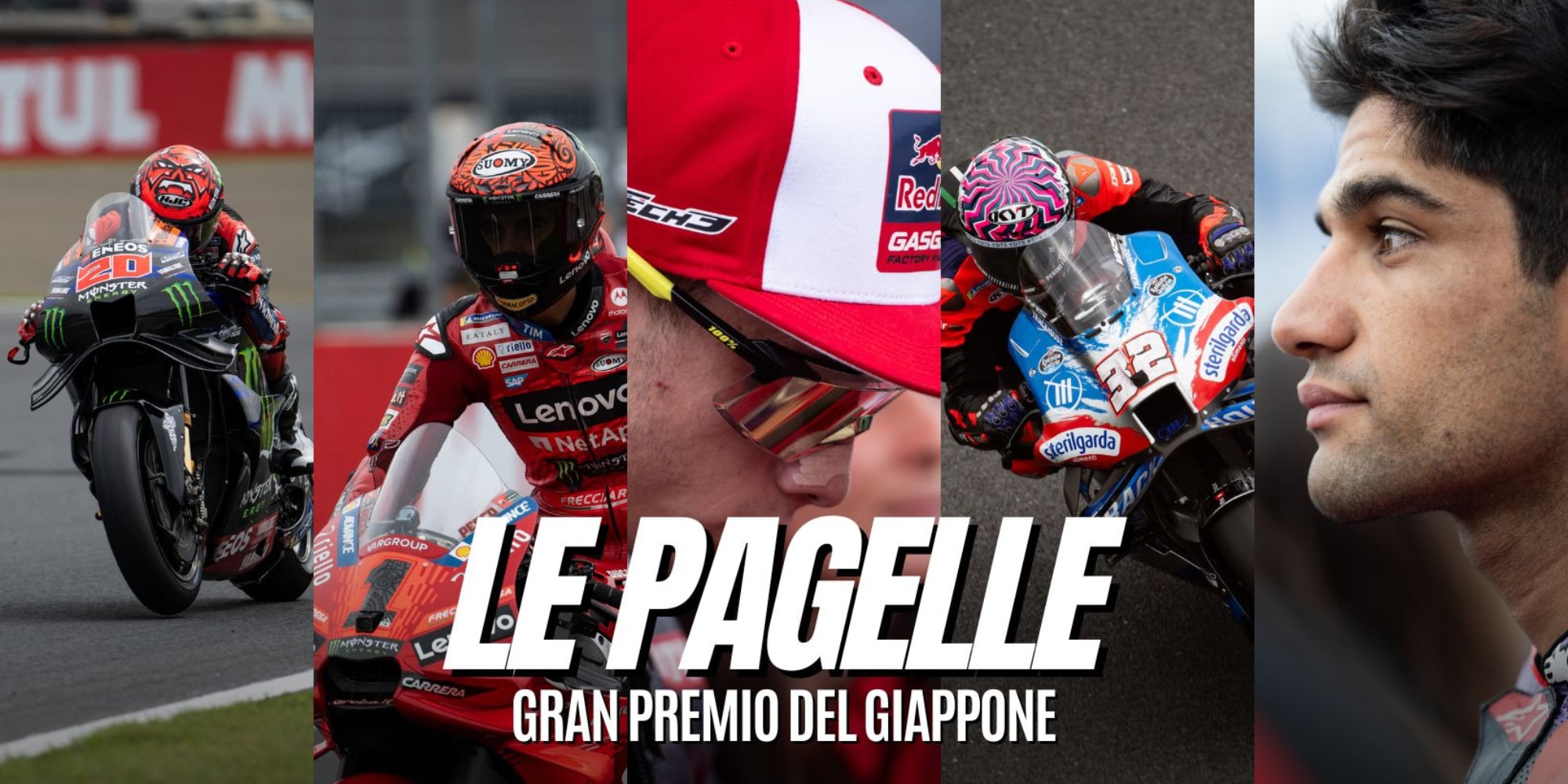GP Giappone MotoGP, Pagelle: Bagnaia domina, Acosta sbaglia due volte