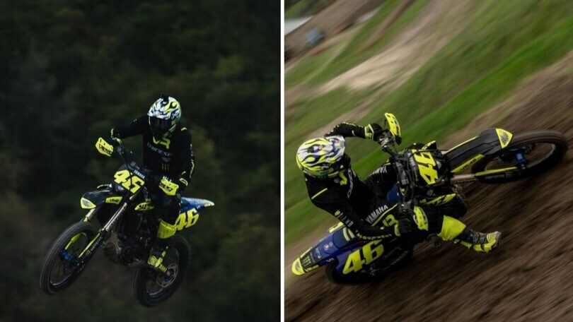 Valentino Rossi a tutto gas: allenamento in Cross a Cavallara