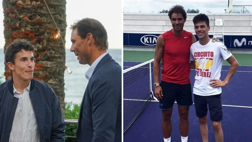 Rafa Nadal, il Re del tennis che ama la MotoGP