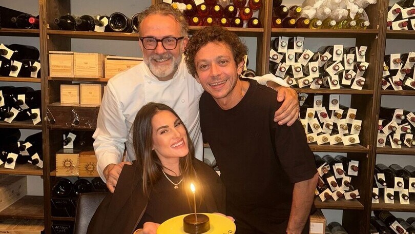 Valentino Rossi e il dolce compleanno di Francesca Sofia Novello