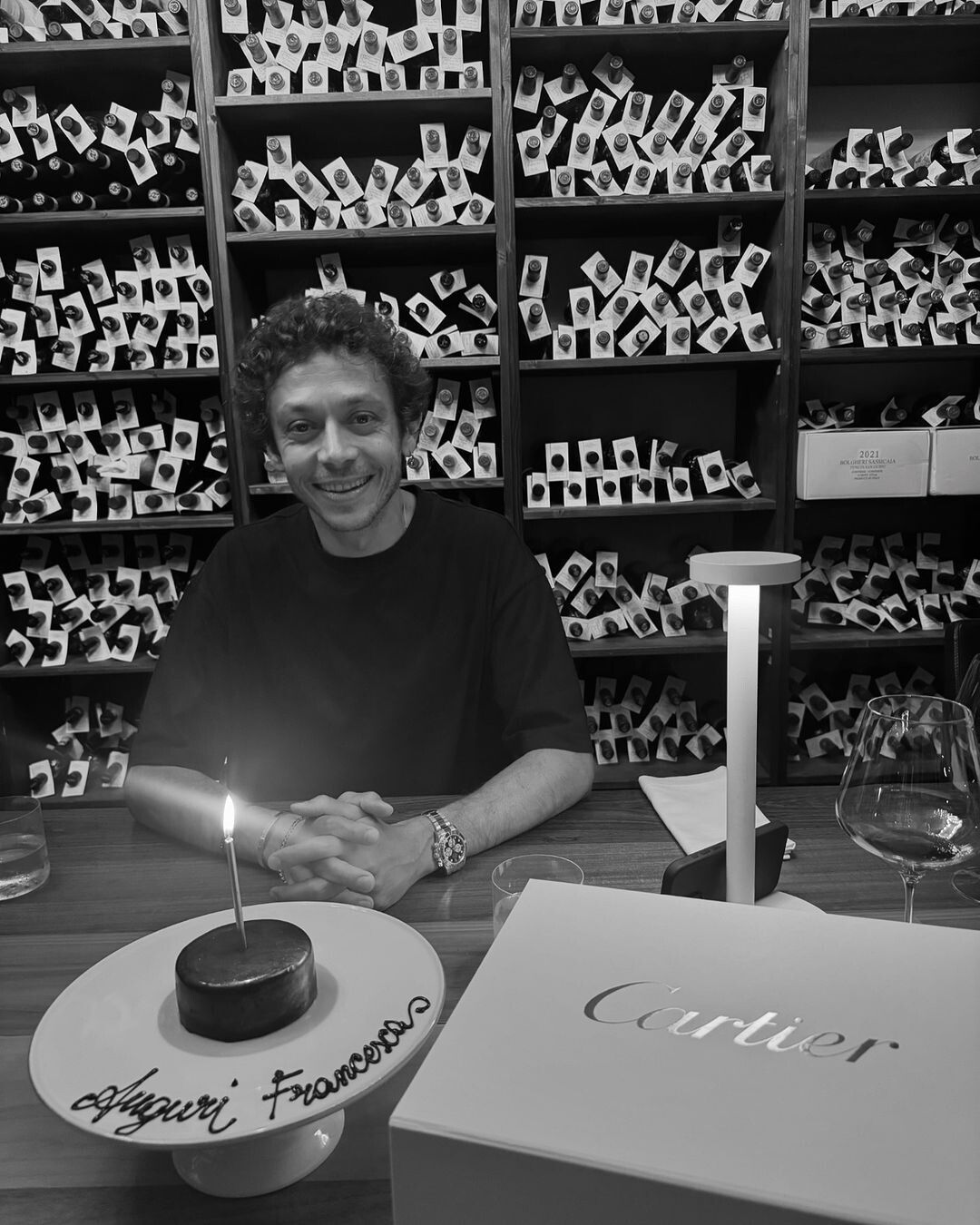 Valentino Rossi e il dolce compleanno di Francesca Sofia Novello
