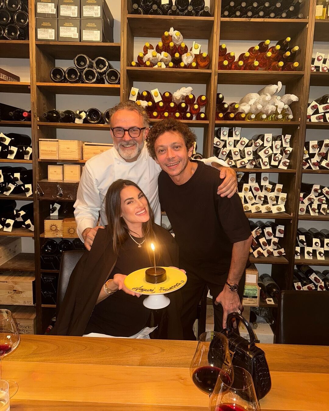 Valentino Rossi e il dolce compleanno di Francesca Sofia Novello