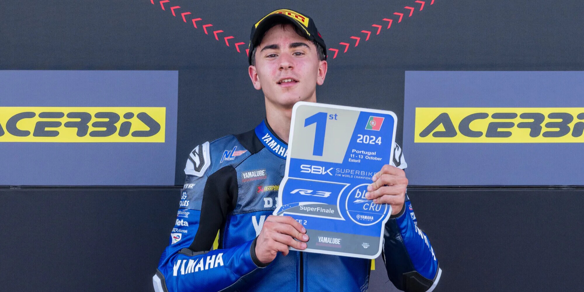Yamaha R3 Superfinale: Emanuele Pastore trionfa a Estoril