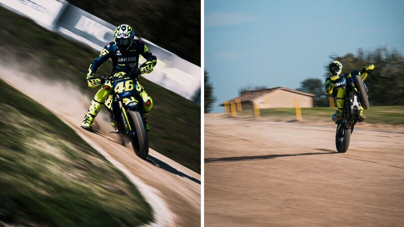 Valentino Rossi torna a fare Flat Track al Ranch di Tavullia