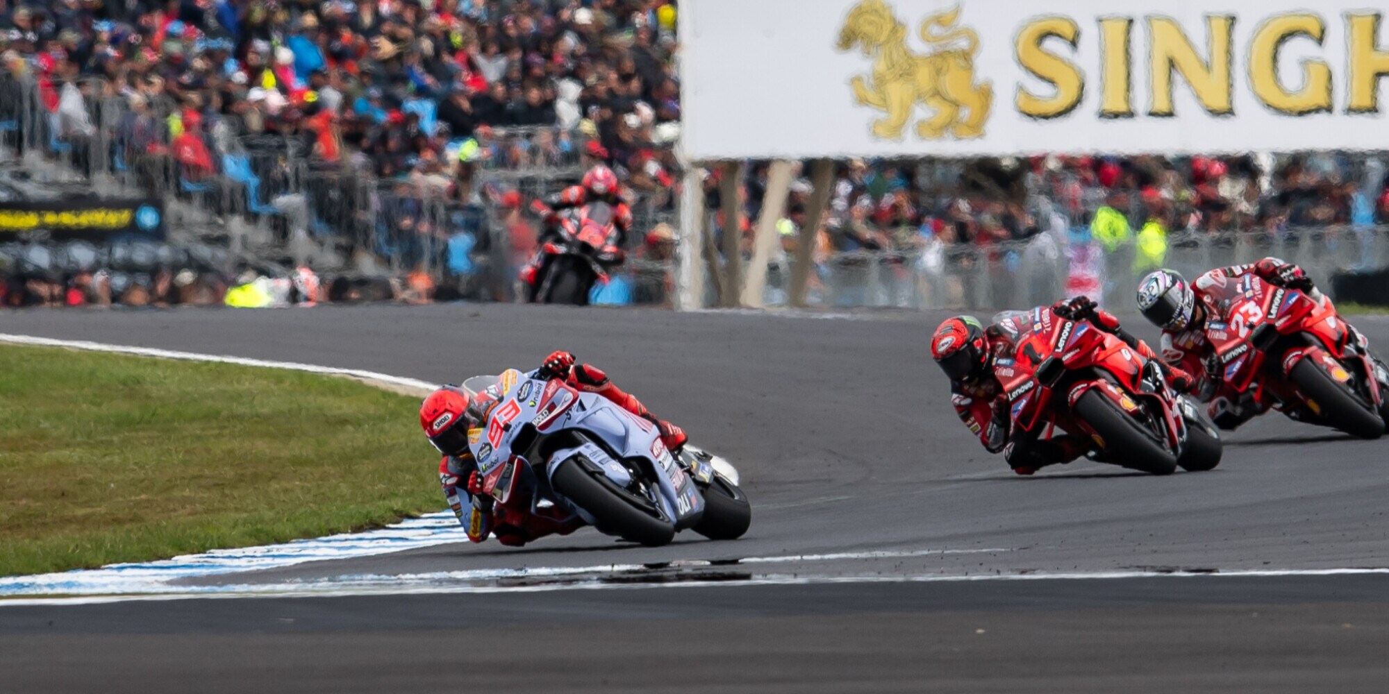 MotoGP, Marquez: “Che rischio in partenza, per riprendere Martin non ho gestito le gomme”
