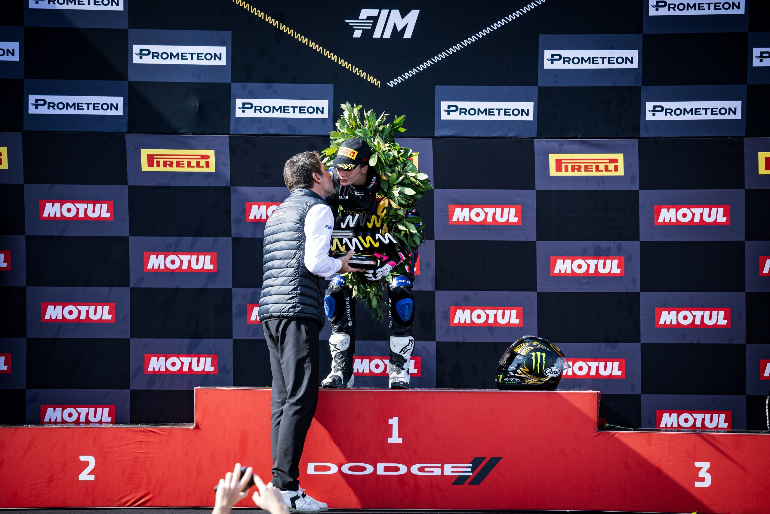 SBK, Ana Carrasco: le immagini della festa per il titolo WorldWCR