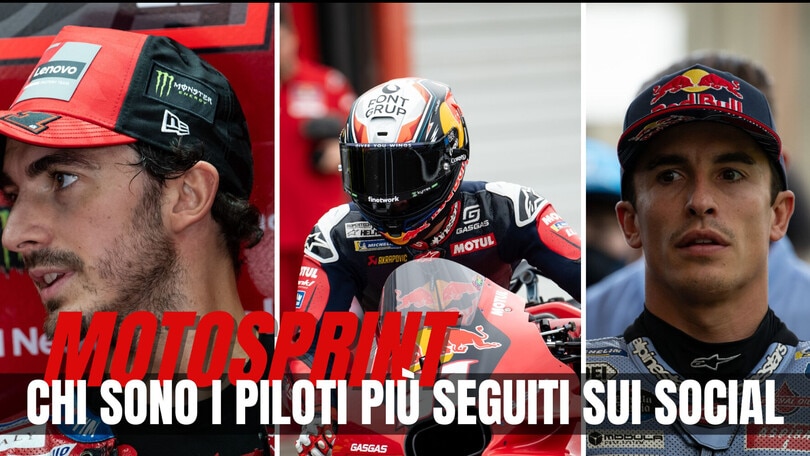 Classifica 2024 dei piloti di MotoGP più seguiti sui social