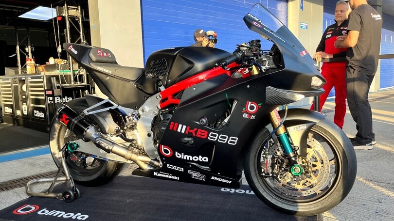 SBK, test Jerez: per la Bimota KB998 è ora di scendere in pista