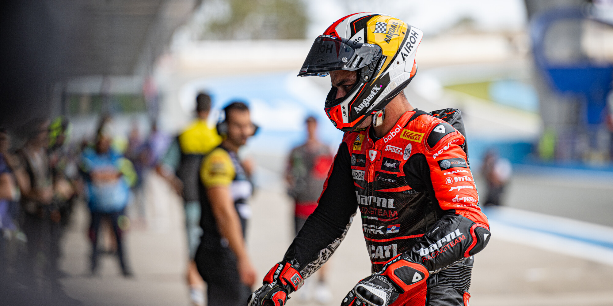 SBK Jerez, Petrucci: “In cinque curve mi hanno centrato due volte”