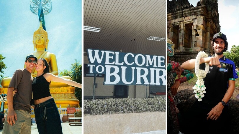 I piloti MotoGP volano in Thailandia: le reazioni sui social