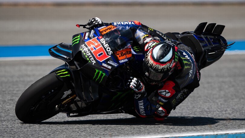 Quartararo stoico: centra la Top 10 nella Sprint con il semimanubrio storto