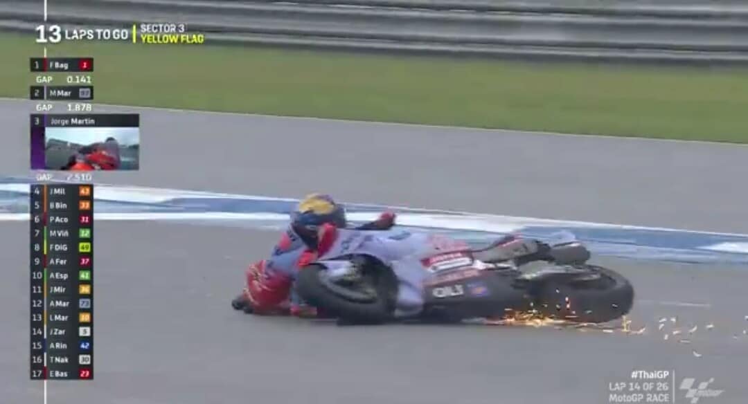 Marquez, salvataggio al limite nel GP Thailandia: il dettaglio che l'ha tradito