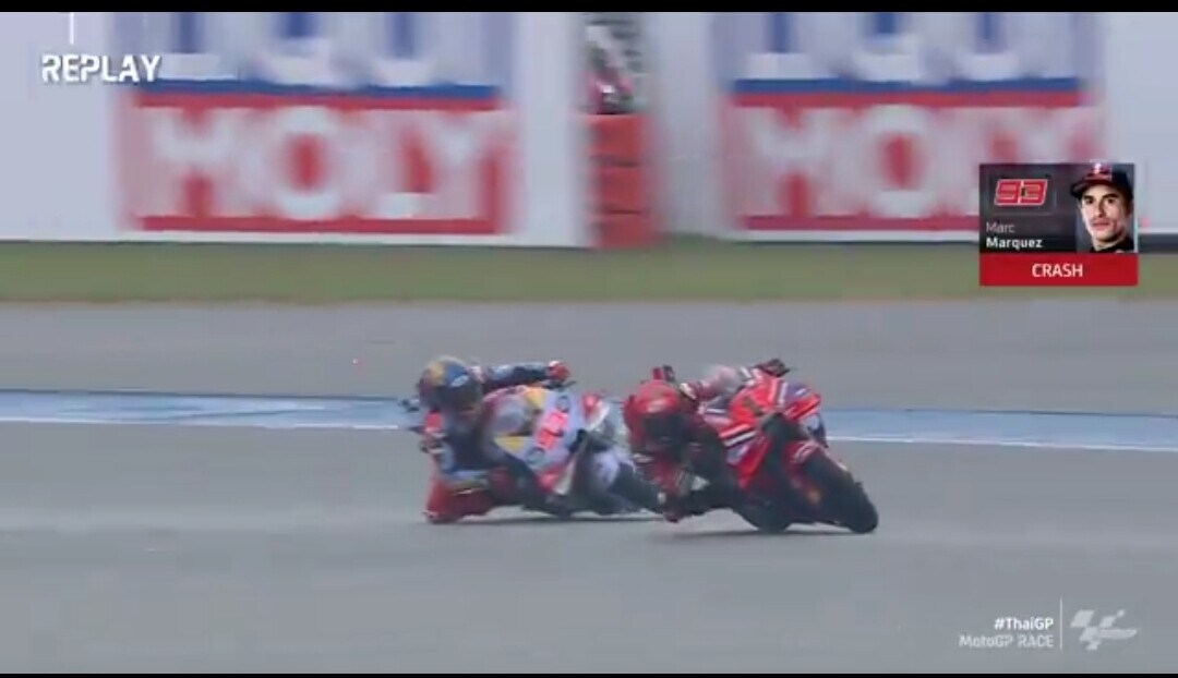 Marquez, salvataggio al limite nel GP Thailandia: il dettaglio che l'ha tradito