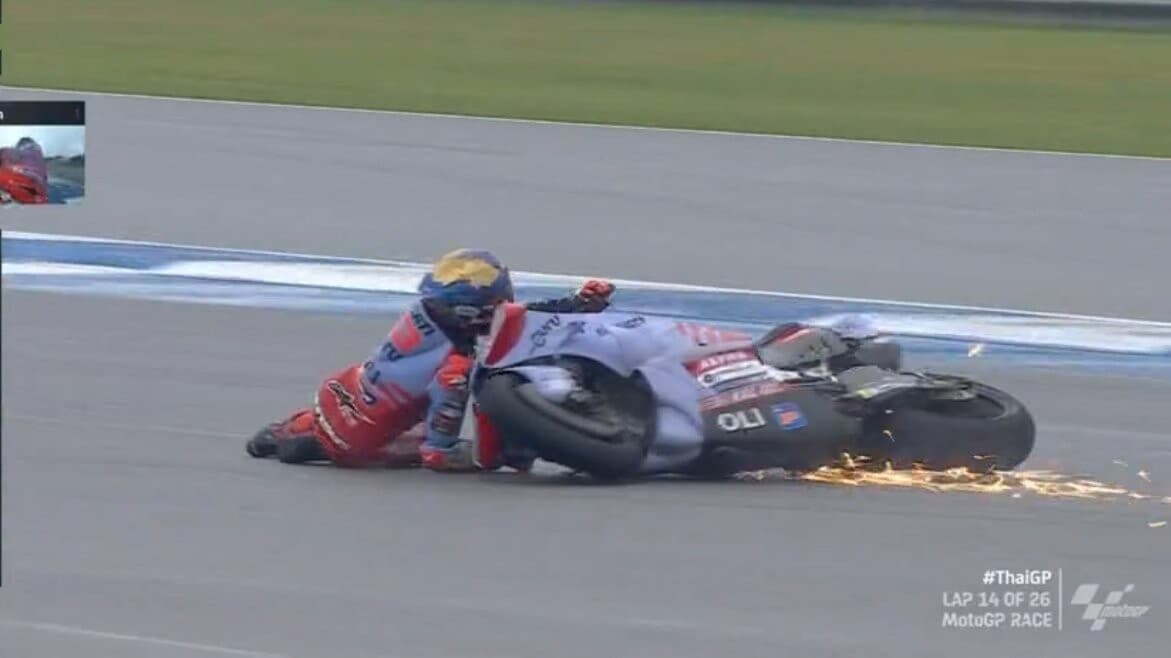 Marquez, salvataggio al limite nel GP Thailandia: il dettaglio che l'ha tradito