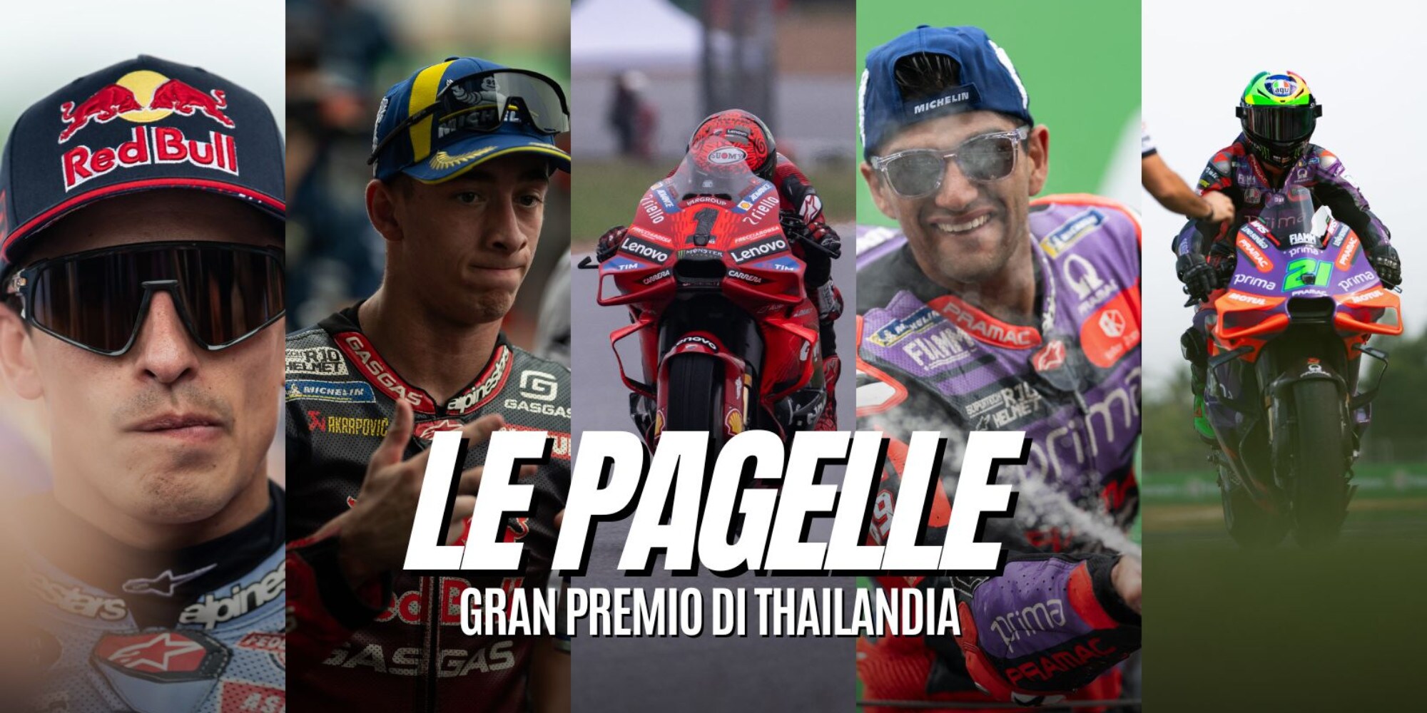 Pagelle Thailandia MotoGP 2024: Bagnaia risponde, Martin resiste