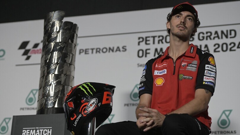 GP Malesia, Bagnaia: "Posso e devo rischiare più di Martin, non sarebbe giusto correre a Valencia"