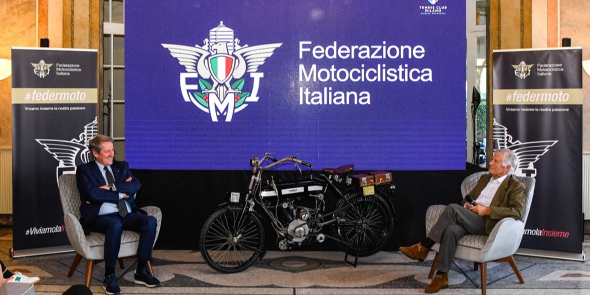 Presentato il nuovo logo della Federazione Motociclistica Italiana