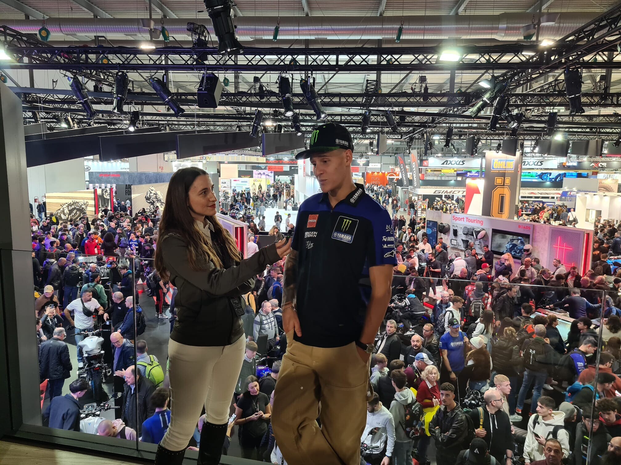 EICMA 2024, intervista a Fabio Quartararo