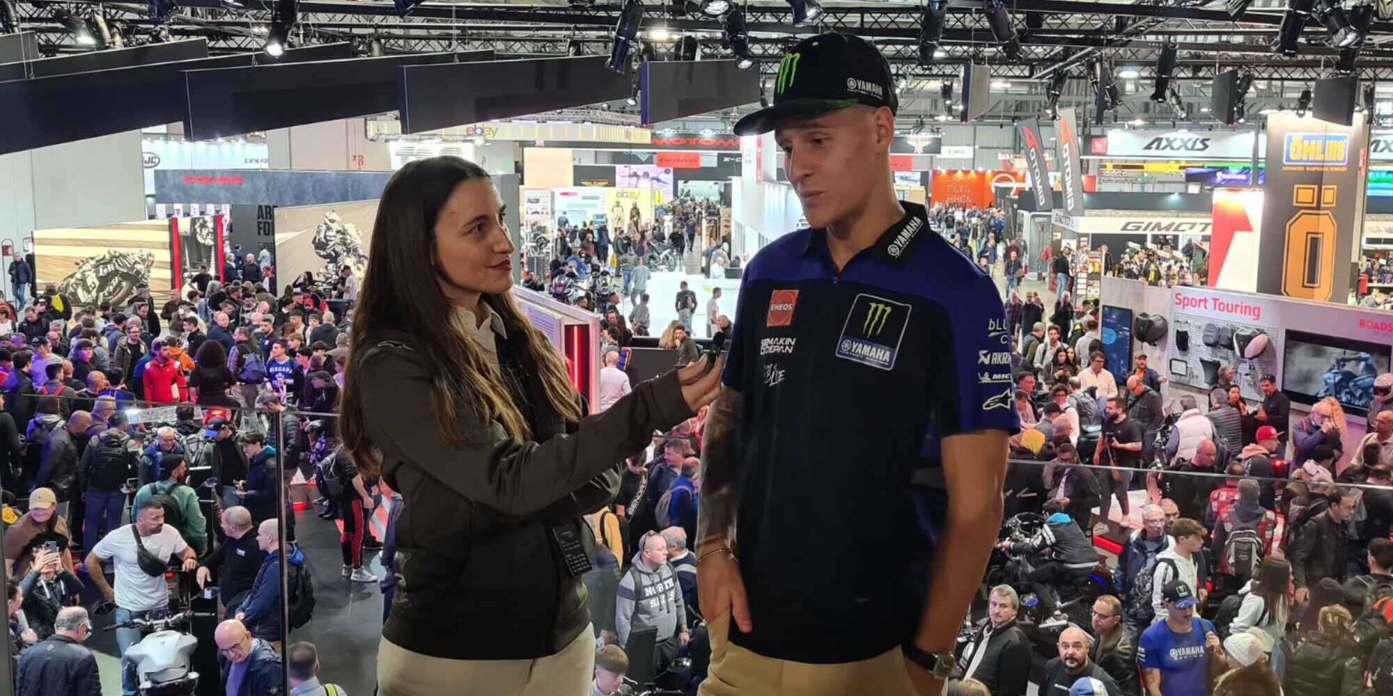 EICMA, Quartararo: “Martin-Bagnaia? Jorge il titolo ce l’ha in mano”