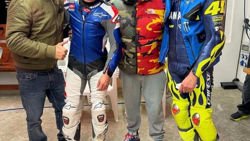 Casey Stoner e Valentino Rossi: la bella giornata passata a Tavullia